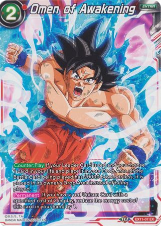 Omen of Awakening (EX11-07) [Universe 7 Unison] Parallel Foil