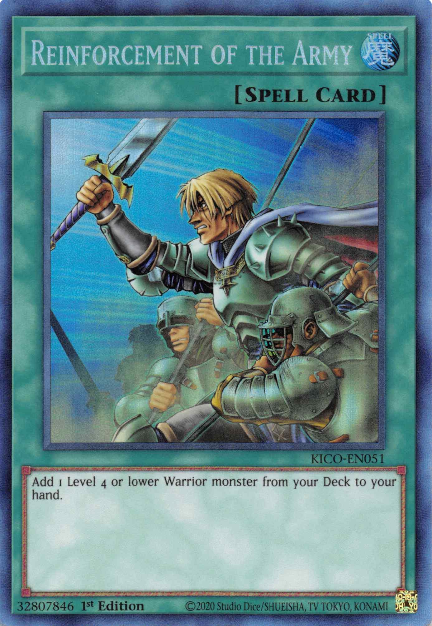 Reinforcement of the Army (Collector's Rare) [KICO-EN051] Collector's Rare - Josh's Cards