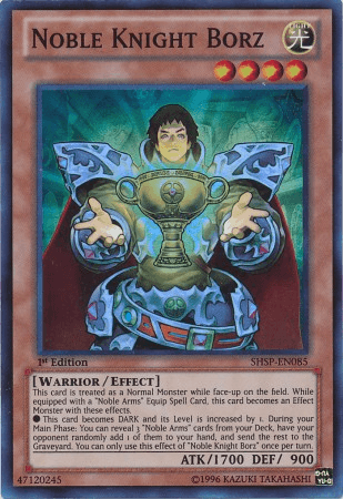 Noble Knight Borz [SHSP-EN085] Super Rare - Josh's Cards