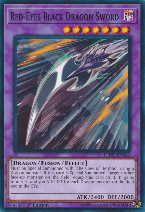 Red-Eyes Black Dragon Sword [LEDD-ENA43] Common - Josh's Cards