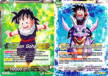 Son Gohan // Son Gohan & Hire-Dragon, Boundless Friendship (BT11-091) [Vermilion Bloodline] Parallel Foil
