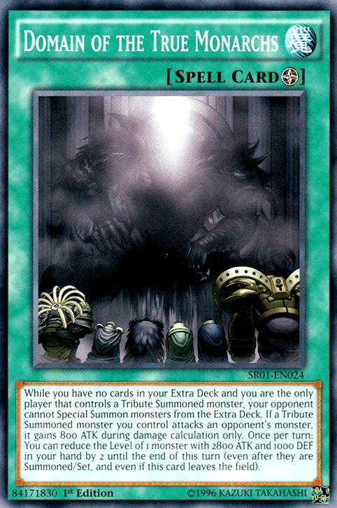 Domain of the True Monarchs [SR01-EN024] Common - Josh's Cards