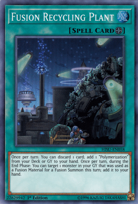 Fusion Recycling Plant [HISU-EN058] Super Rare - Josh's Cards