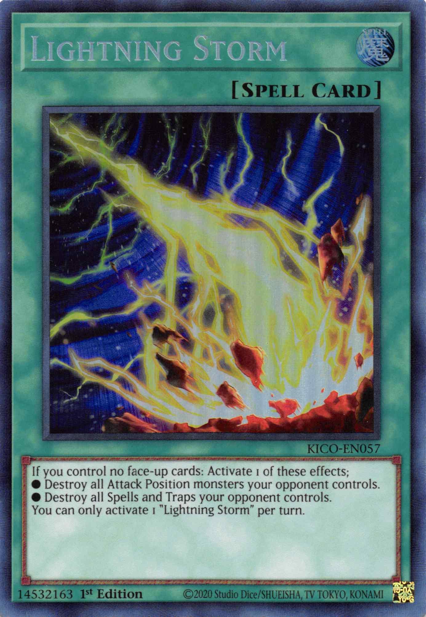 Lightning Storm (Collector's Rare) [KICO-EN057] Collector's Rare - Josh's Cards