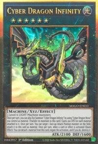 Cyber Dragon Infinity (Alternate Art) [MAGO-EN033] Gold Rare - Josh's Cards