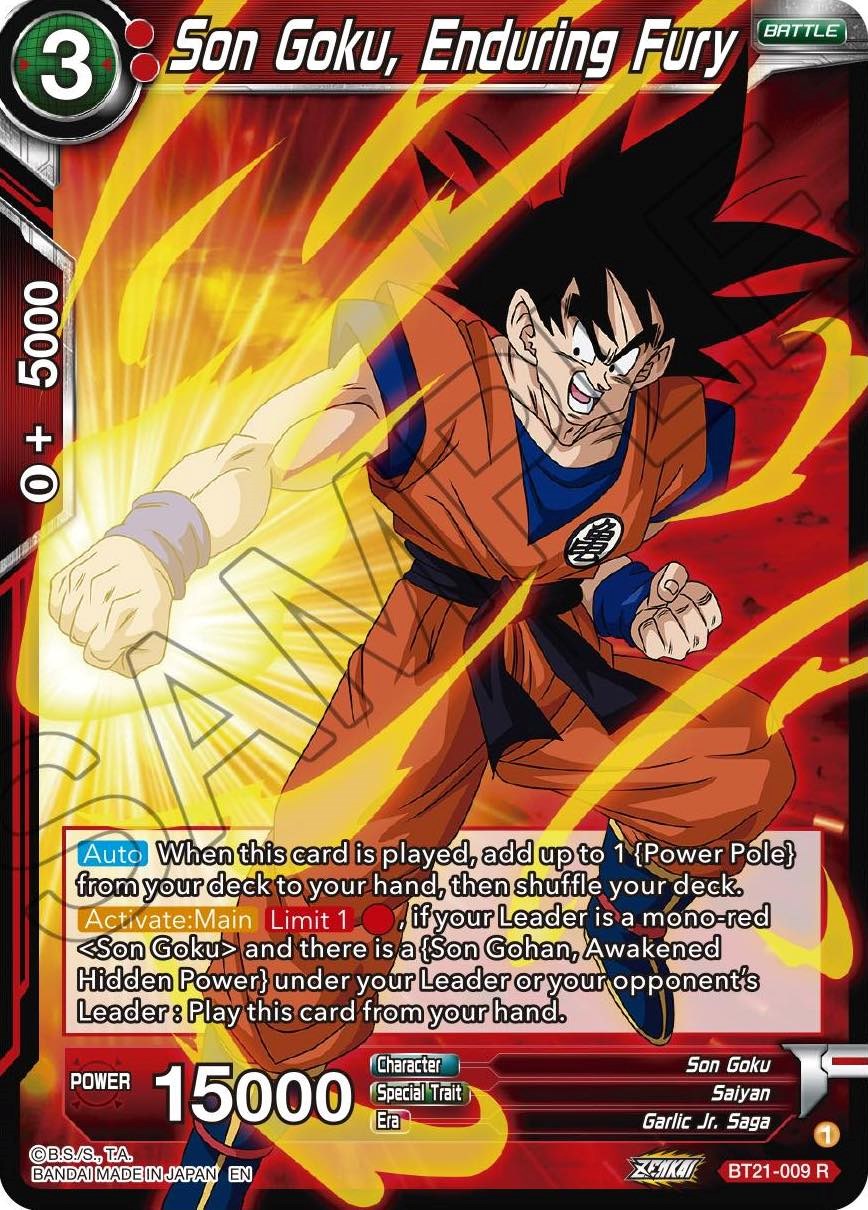 Son Goku, Enduring Fury (BT21-009) [Wild Resurgence] Parallel Foil