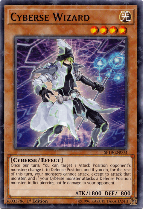 Cyberse Wizard [SP18-EN003] Starfoil Rare - Josh's Cards