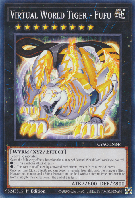 Virtual World Tiger - Fufu [CYAC-EN046] Common - Josh's Cards