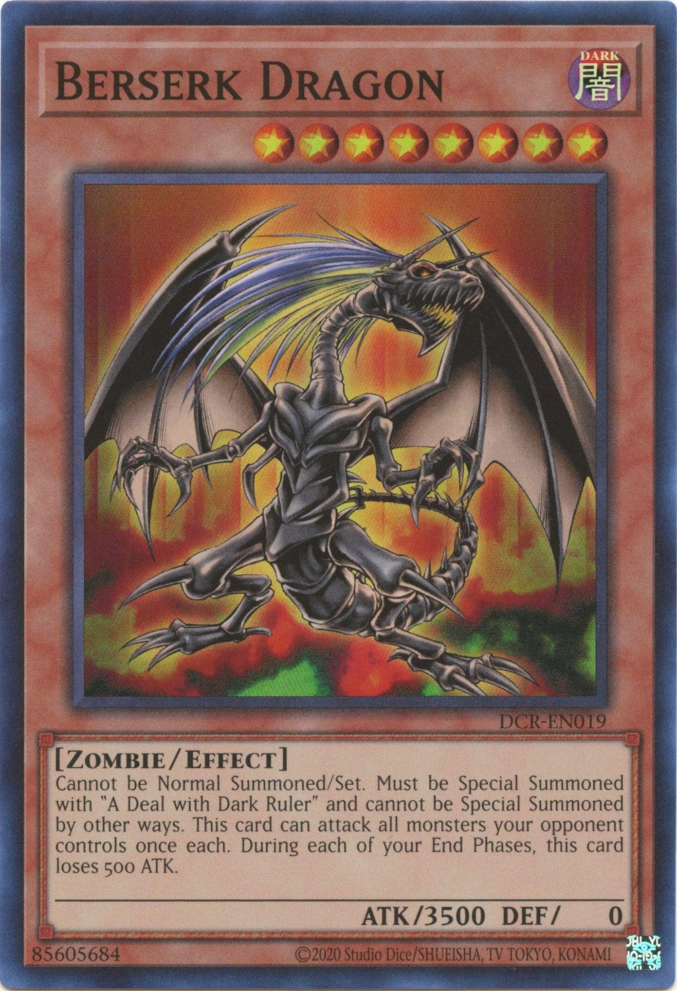 Berserk Dragon (25th Anniversary) [DCR-EN019] Super Rare - Josh's Cards