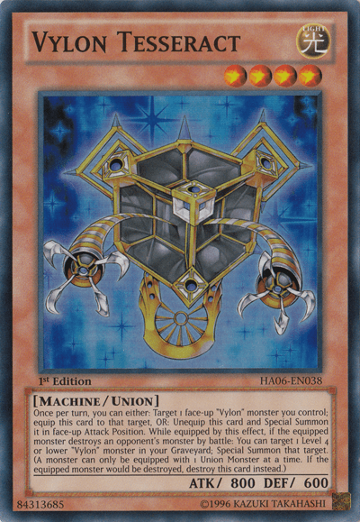 Vylon Tesseract [HA06-EN038] Super Rare - Josh's Cards