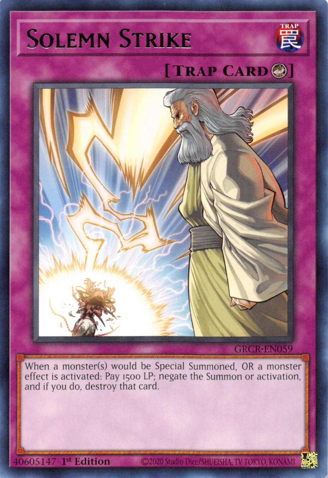 Solemn Strike [GRCR-EN059] Rare - Josh's Cards