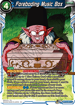 Foreboding Music Box (BT14-057) [Cross Spirits] Parallel Foil