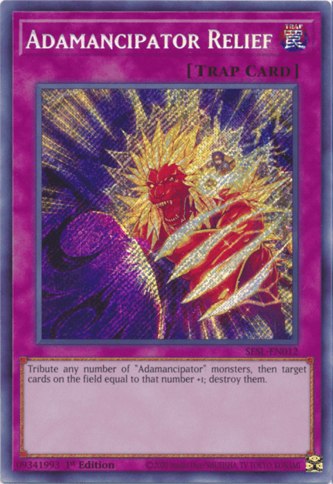 Adamancipator Relief [SESL-EN012] Secret Rare - Josh's Cards