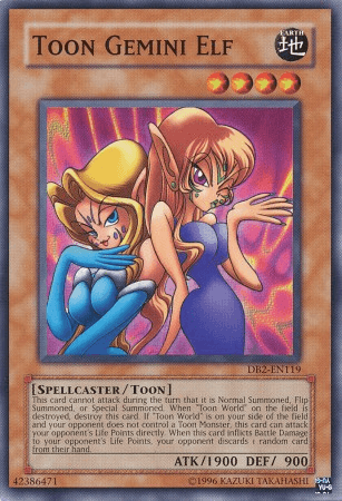Toon Gemini Elf [DB2-EN119] Common - Josh's Cards