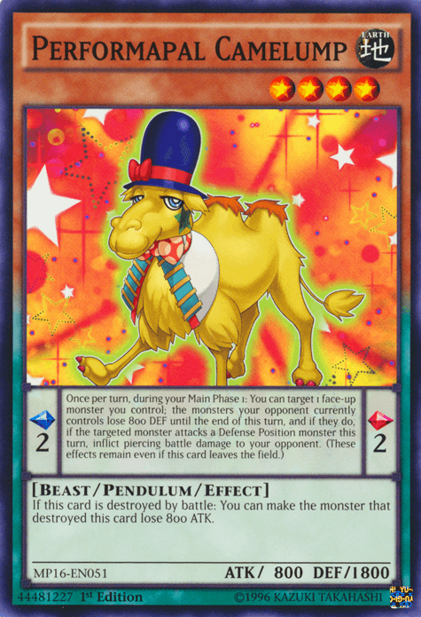 Performapal Camelump [MP16-EN051] Common - Josh's Cards
