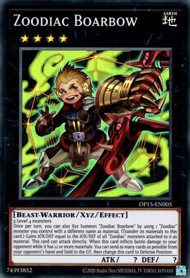 Zoodiac Boarbow [OP15-EN005] Super Rare - Josh's Cards