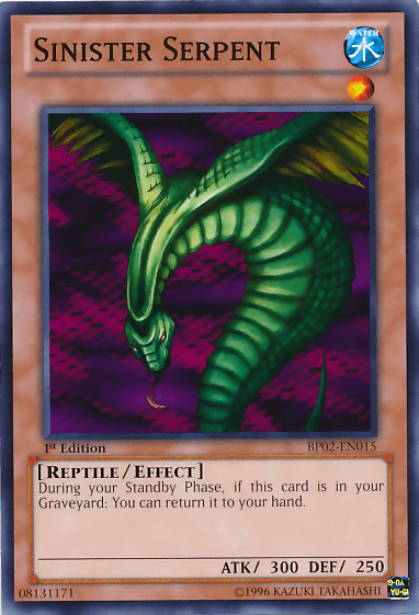 Sinister Serpent [BP02-EN015] Mosaic Rare - Josh's Cards