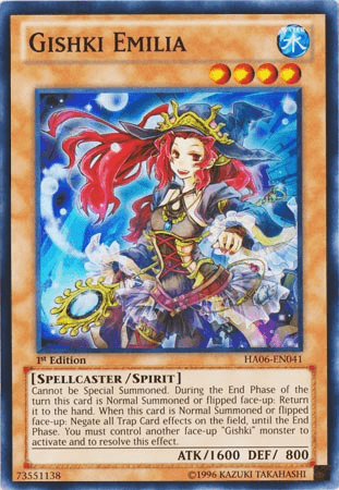 Gishki Emilia [HA06-EN041] Super Rare - Josh's Cards