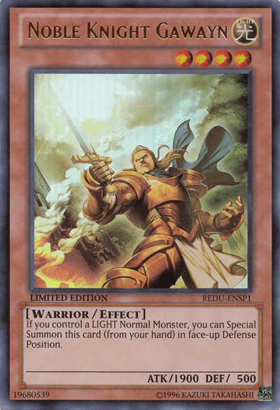 Noble Knight Gawayn [REDU-ENSP1] Ultra Rare - Josh's Cards