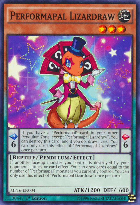 Performapal Lizardraw [MP16-EN004] Common - Josh's Cards