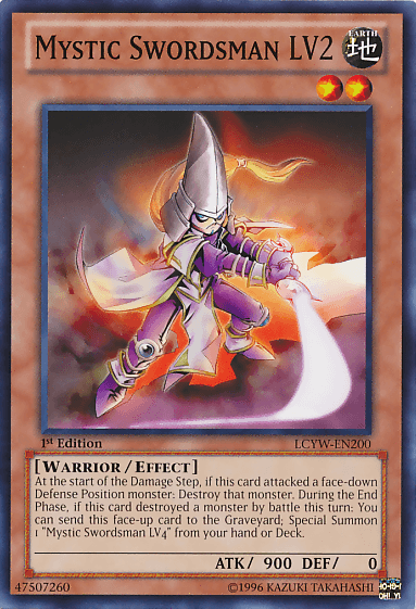 Mystic Swordsman LV2 [LCYW-EN200] Common - Josh's Cards