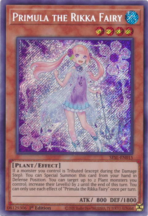 Primula the Rikka Fairy [SESL-EN015] Secret Rare - Josh's Cards