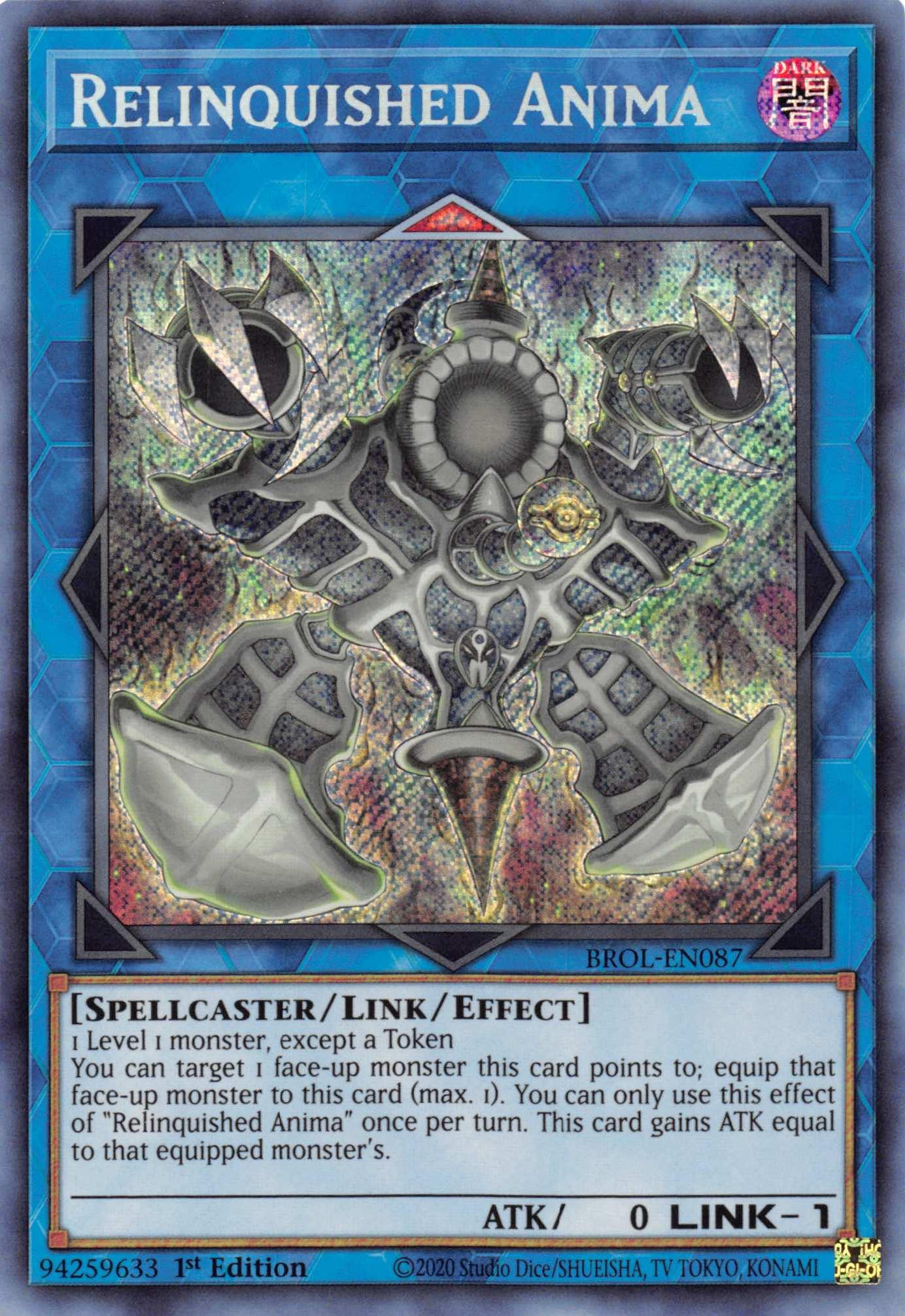 Relinquished Anima [BROL-EN087] Secret Rare - Josh's Cards