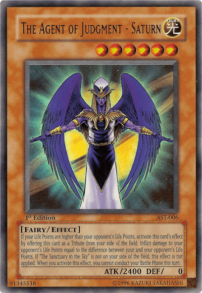 The Agent of Judgment - Saturn [AST-006] Ultra Rare - Josh's Cards