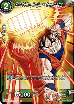 Son Goku, Majin Exterminator (BT14-072) [Cross Spirits] Parallel Foil