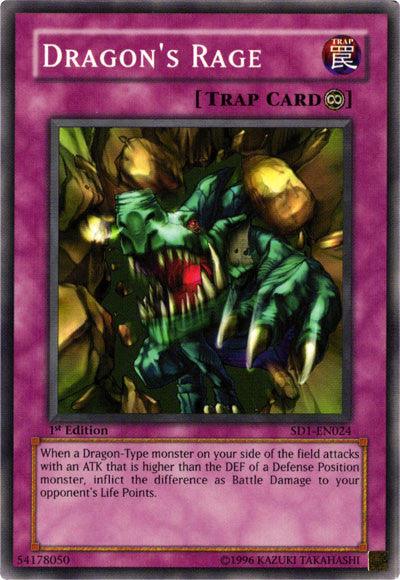 Dragon's Rage [SD1-EN024] Common - Josh's Cards