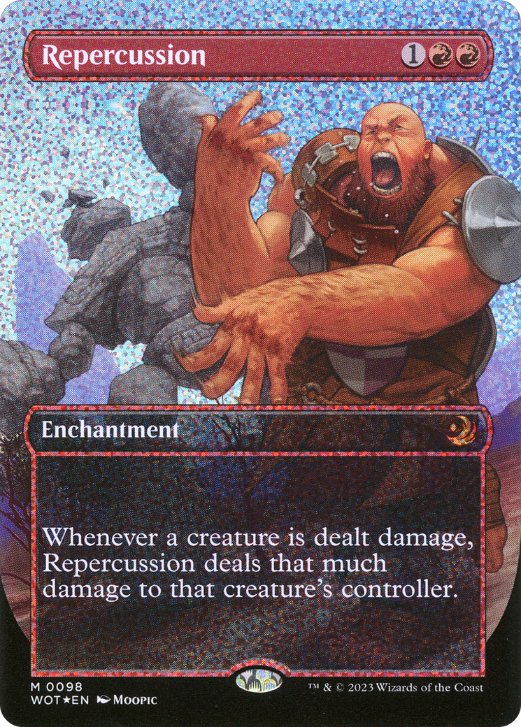 Repercussion (WOT-098) - Wilds of Eldraine: Enchanting Tales (Borderless) Foil