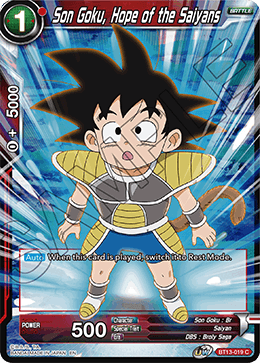 Son Goku, Hope of the Saiyans (Common) (BT13-019) [Supreme Rivalry] Parallel Foil
