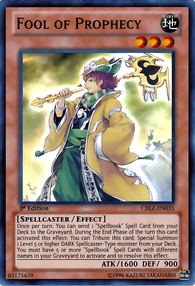 Fool of Prophecy [CBLZ-EN035] Super Rare - Josh's Cards