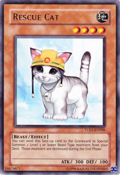 Rescue Cat [TU01-EN008] Rare - Josh's Cards