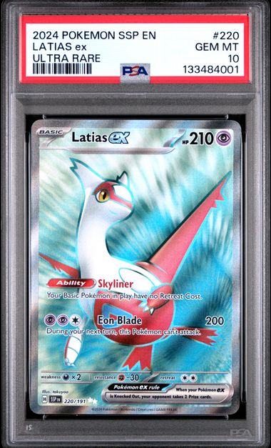 Latias Surging Sparks 220/191 PSA 10