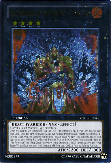 Brotherhood of the Fire Fist - Tiger King [CBLZ-EN048] Ultimate Rare - Josh's Cards