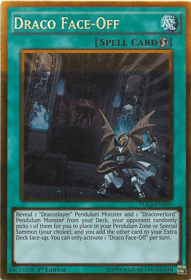 Draco Face-Off [PGL3-EN090] Gold Rare - Josh's Cards