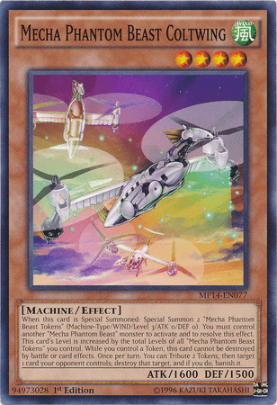 Mecha Phantom Beast Coltwing [MP14-EN077] Common - Josh's Cards