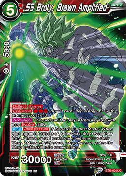 SS Broly, Brawn Amplified (Uncommon) (BT13-024) [Supreme Rivalry] Parallel Foil