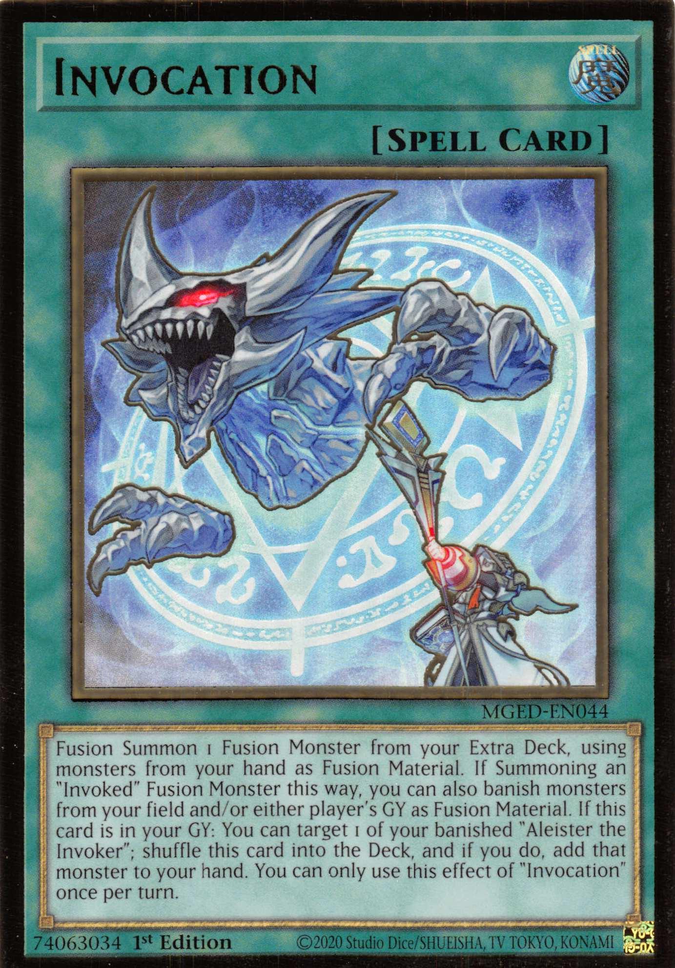 Invocation [MGED-EN044] Gold Rare - Josh's Cards