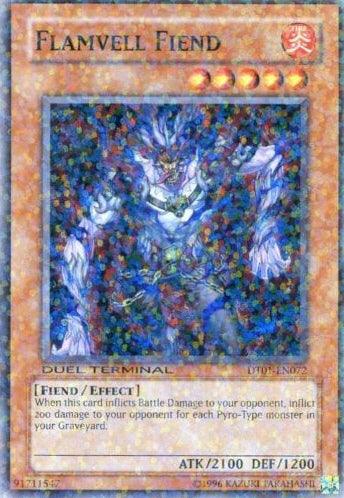 Flamvell Fiend [DT01-EN072] Super Rare - Josh's Cards