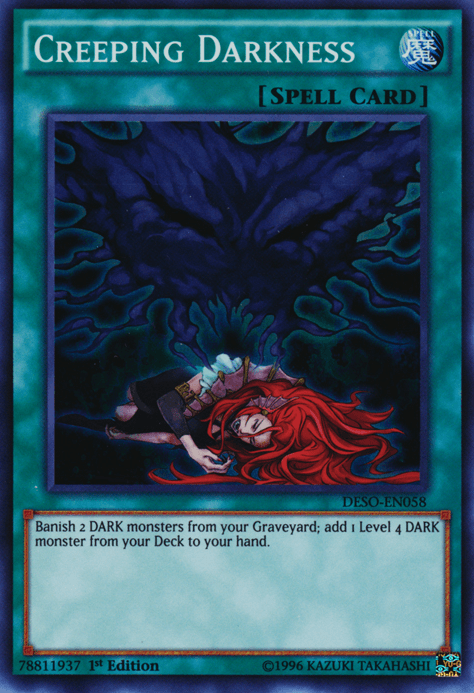 Creeping Darkness [DESO-EN058] Super Rare - Josh's Cards