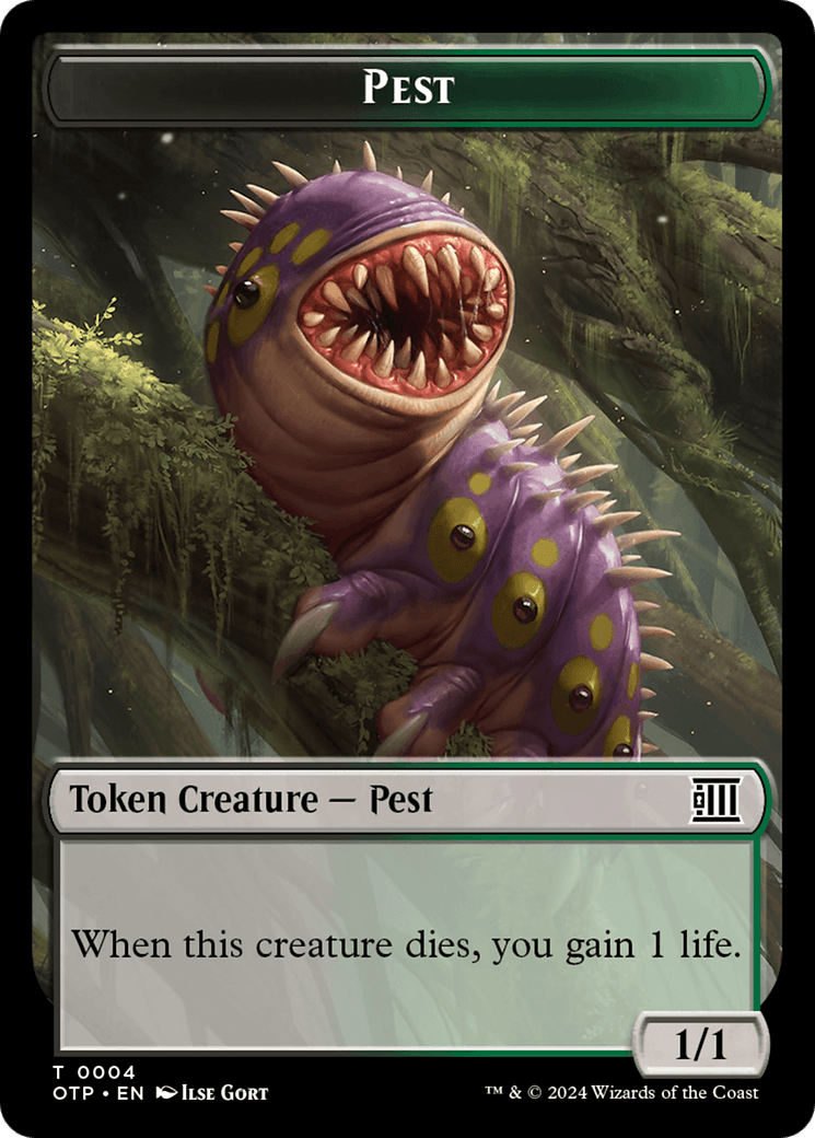 Pest Token [Outlaws of Thunder Junction: Breaking News Tokens] - Josh's Cards