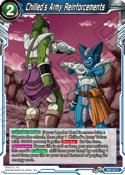 Chilled's Army Reinforcements (EB1-22) [Battle Evolution Booster] Parallel Foil