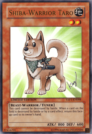 Shiba-Warrior Taro [YAP1-EN008] Ultra Rare - Josh's Cards