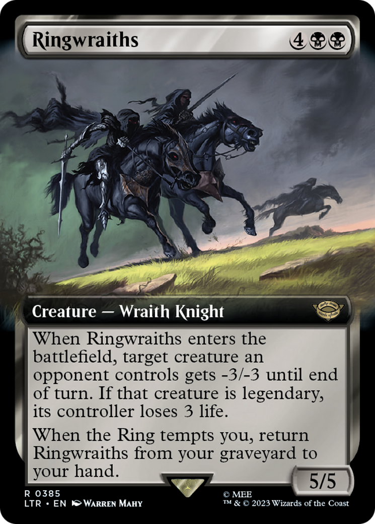 Ringwraiths (LTR-385) - The Lord of the Rings: Tales of Middle-earth: (Extended Art)