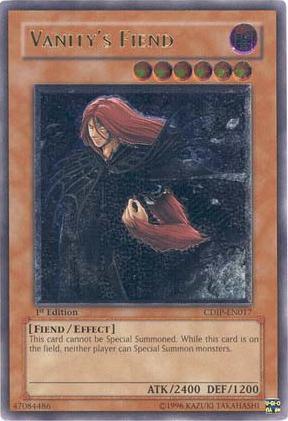 Vanity's Fiend [CDIP-EN017] Ultimate Rare - Josh's Cards