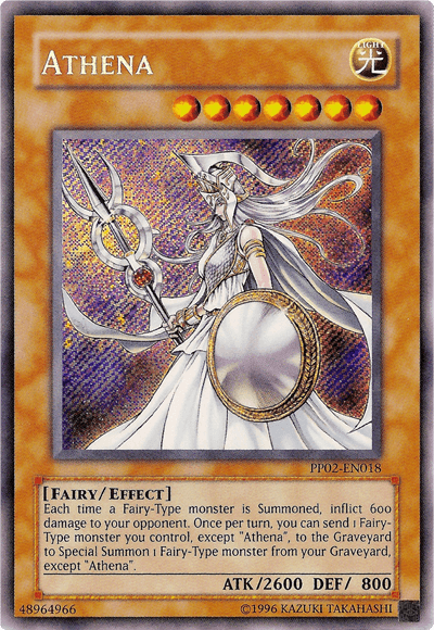 Athena [PP02-EN018] Secret Rare - Josh's Cards
