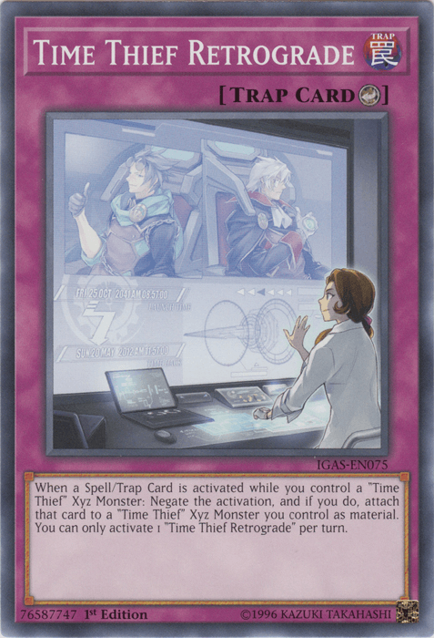Time Thief Retrograde [IGAS-EN075] Common - Josh's Cards