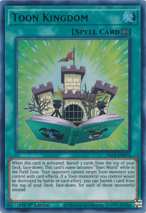 Toon Kingdom (Purple) [DLCS-EN074] Ultra Rare - Josh's Cards